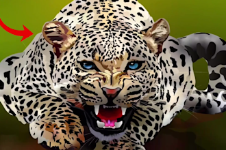draw realistic vector portrait of your dog, cat  or any pets