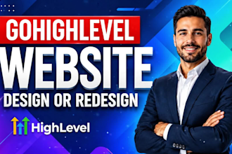 build gohighlevel website design for your gohighlevel agency