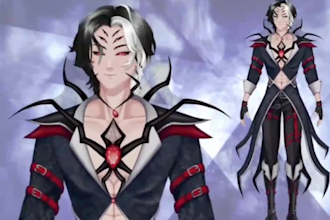 design live2d vtuber model, 2d vtuber model, 2d vtuber rigging, 2d anime vtuber