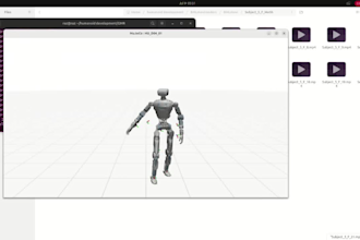 humanoid robot quadrepod robot issac sim mujoco rl training mocop mimic