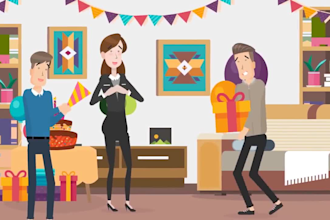 create custom explainer video animation