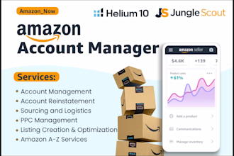 be your expert amazon fba virtual assistant and account manager