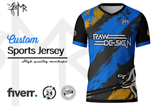 create custom mockup of tshirt or illustration design