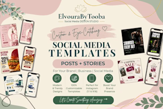 create and customize social media templetes in canva