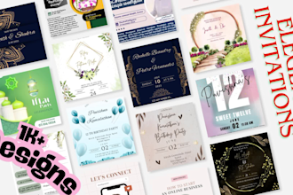 do digital invitation for wedding, birthday, function, party