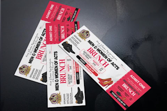 do raffle ticket, event ticket, boarding pass fast delivery