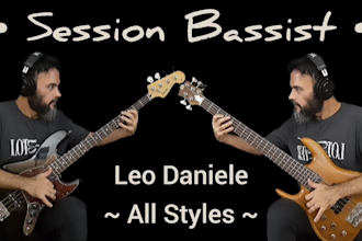 be your bassist and record bass, in any style