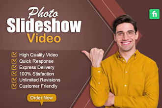 create photo slideshow, birthday video, wedding slideshow