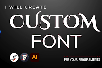 create custom font and otf ttf files for your project