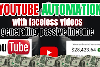 create viral faceless cash cow videos and automation channel earning 50k dollars