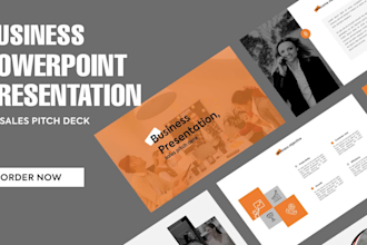 design business powerpoint presentation business pitch deck redesign sales pitch