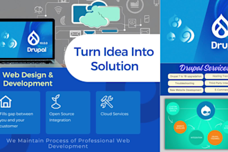develop drupal theme, configuration and custom modules