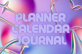 design printable and hyperlinked calendar ,planner