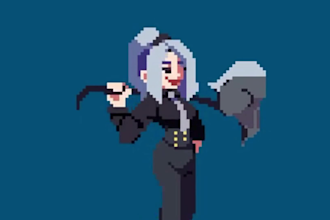 do pixel art animation 2d sprite sheet pixel art character 2d pixel game art