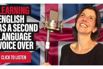help you learn english as a second language voice over