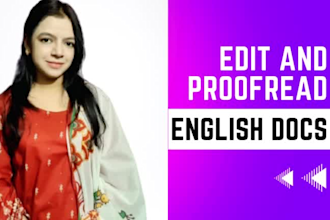 fact check and proofread english docs and ai content editing