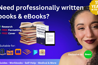 write an amazon ready ebook and paperback