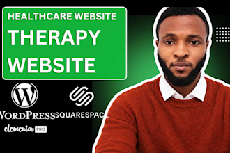design a therapy website, mental health clinic and wellness website