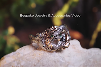 create an aesthetic nature video for jewelry