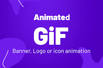 make an animated GIF on a transparent background