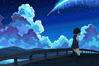create professional pixel art illustrations and animations