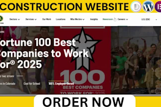 design a construction website roofing website contractor website construction