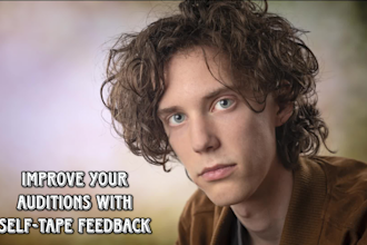 give professional self tape and audition feedback for actors