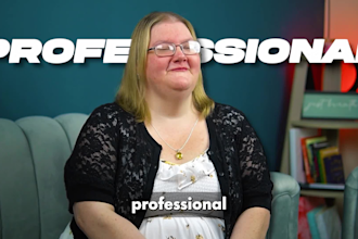 create a female spokesperson video