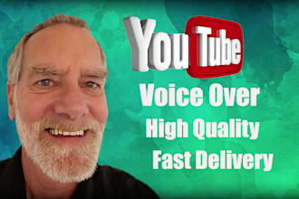 record a professional youtube voice over today