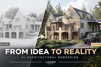 create photorealistic ai architectural and interior renderings