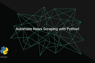 build python automation scripts, bots, and web scrapers