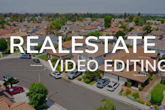 edit a professional real estate video