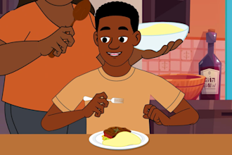 create a 2d animation video
