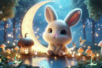 create animated lullaby youtube videos with fantasy animals and baby sleep music