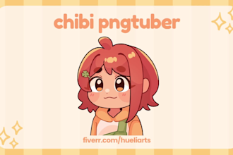 draw a custom chibi pngtuber for you