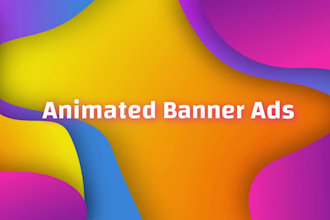 design animated GIF banner ads, flyers, HTML5 google display ads