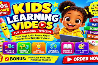 build viral kids learning videos