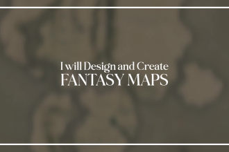 draw your book or fantasy map in photoshop