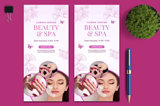 do attractive spa flyer, post and price list for you