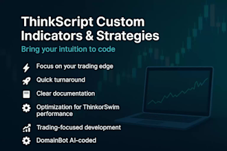 create custom thinkscript indicators and strategies for thinkorswim traders