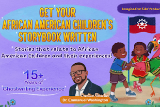 write you an amazing storybook for african american children