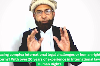 provide legal support in intl law and human rights globally