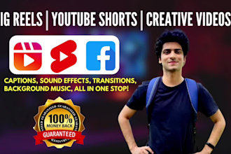 edit viral instagram reels, youtube shorts and tiktok videos