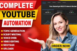 create automated youtube cash cow channel, top10 and cash cow videos editing