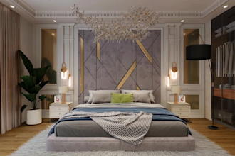 do interior design for bedroom and 4k walkthrough video