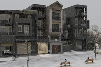 3d architecture render interior and exterior design