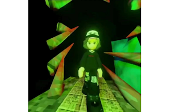 create and animate retro 3d model in lowpoly ps1 n64 look retro music visualizer