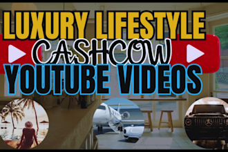 create stunning luxury lifestyle youtube cash cow videos for passive income