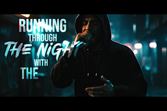 create a cinematic lyric video with custom animated visuals