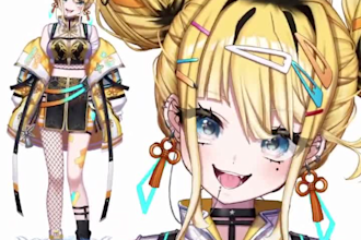 draw and rig male and female live2d vtuber model, pet vtuber, vtuber commisson